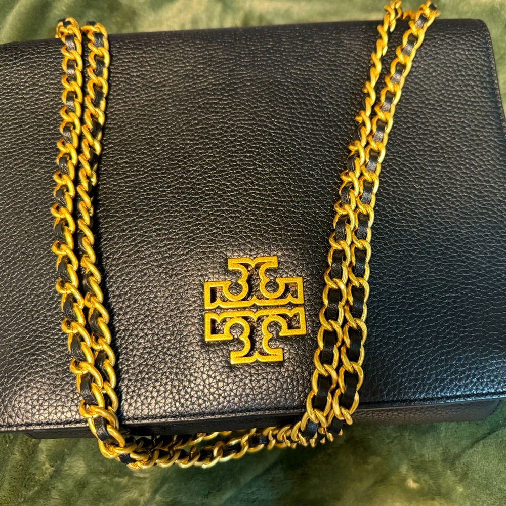 Big black purse from Tory Burch